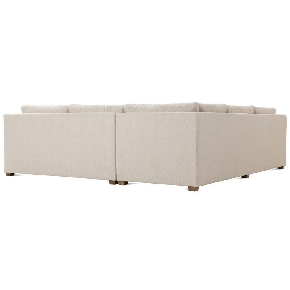 Express Sylvie Sectional (248 &amp; 245)- ZW109-50-Latte  W: 116&quot; D: 110&quot; H: 35&quot;