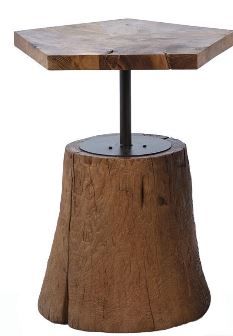 Anita  Teak side table-18Lx18Dx23H