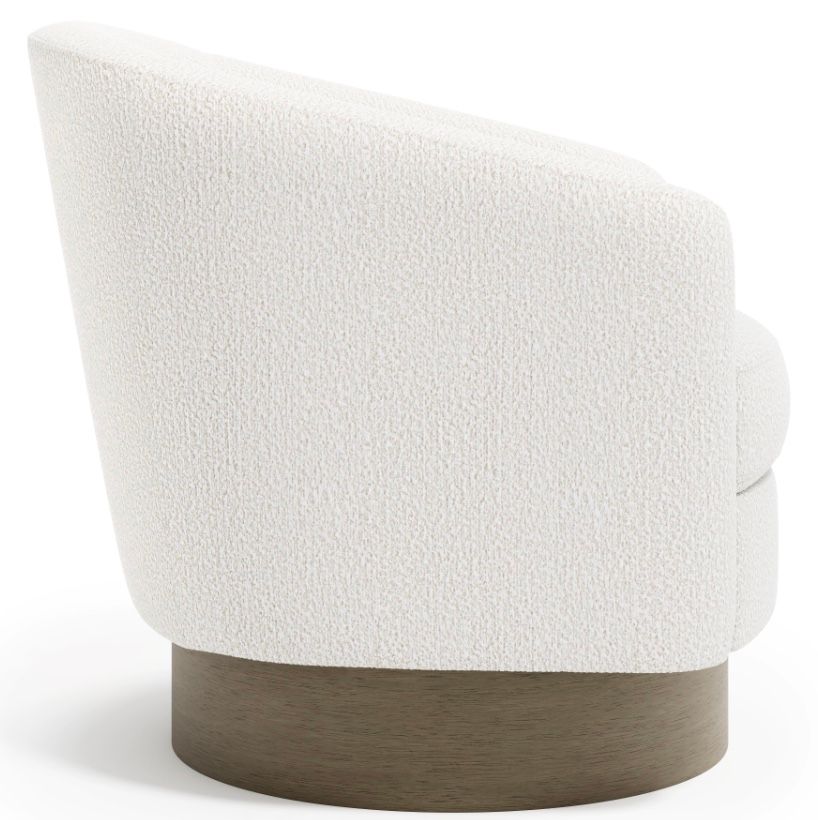 Carmela Fabric Swivel Chair W: 32    D: 32   H: 30.5
