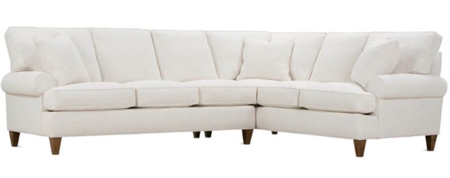 Express Cindy 3-Seat Left Seated End W/Corner &amp; Right Seated End In Nomad Snow+117x92x39x40H KP
