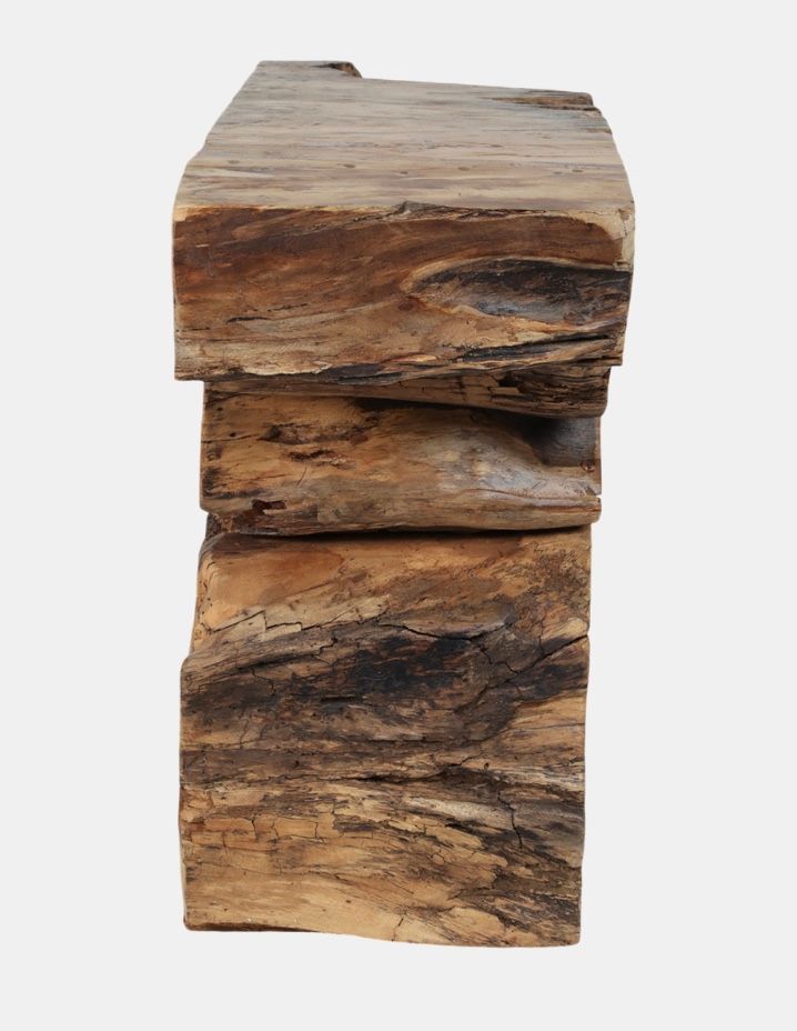 Heavy Root Console Table, Natural 47 x 16 x 31 -268 LBS