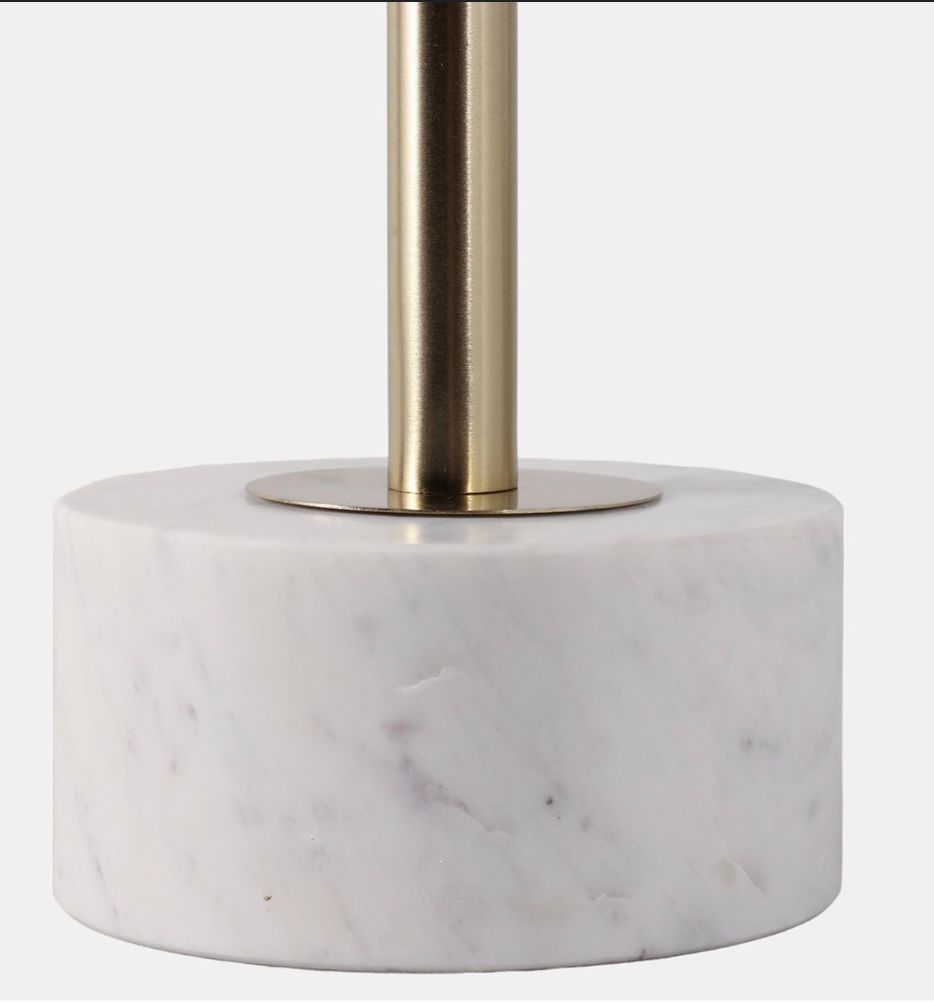 Marble top side table 10 x 10 x 24