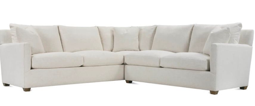 Express Lilah Sectional Plush Crypton Chenille L106&quot;x110&quot;x40 D x 38&quot; H 105CR-43-