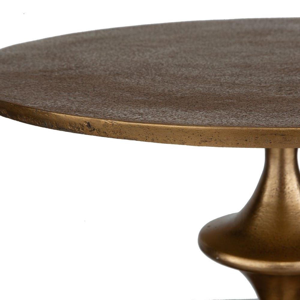 Brass Fish Skeleton Accent Table 16 W X 24 H X 16 D (in)