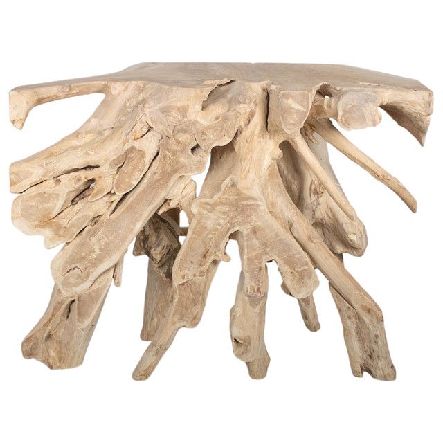 Teakwood Console Table, Natural (SB) 47x16x30h