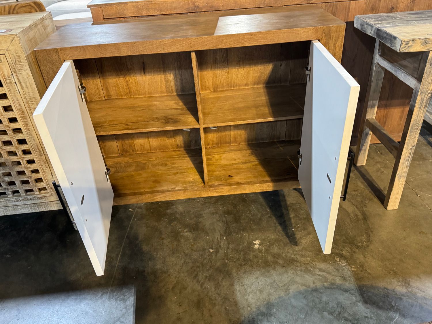 WD. 2 Door Sideboard 48x18x38 Two Tone