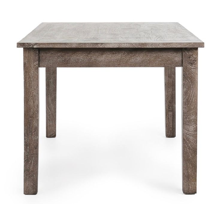 Grey Solid Wood Rectangle Dining Table 68.00W x 36.00D x 30.00H