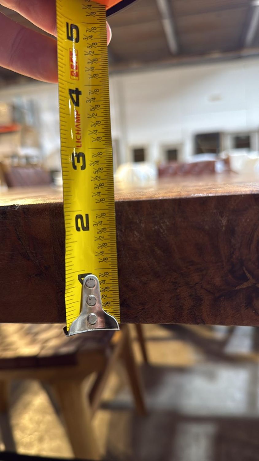 Live Edge Dining Table 84x42x31