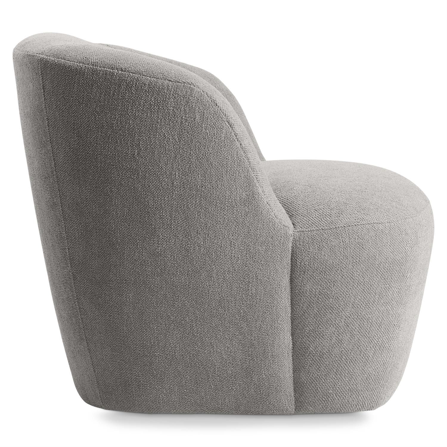 Till Blue Fabric Swivel Chair W: 33.50 in   D: 34.00 in   H: 30.00 in