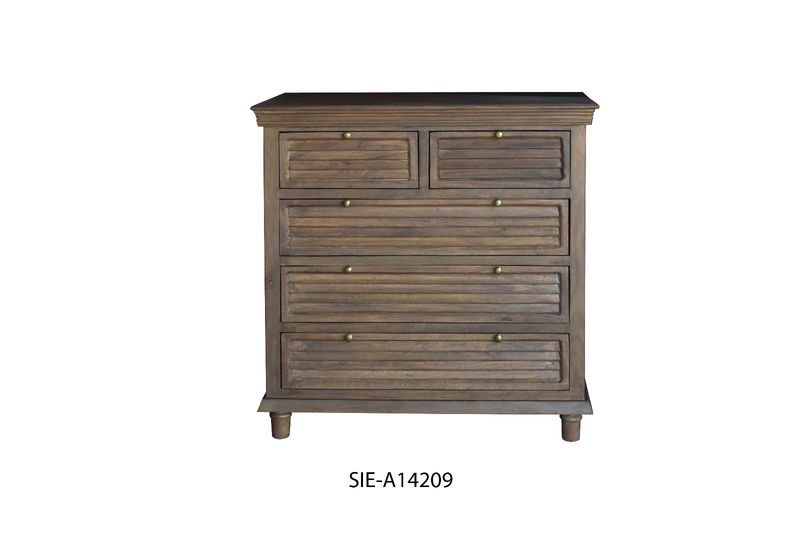 Container Item Shutter 5 Drawer Chest 44.5x45x22