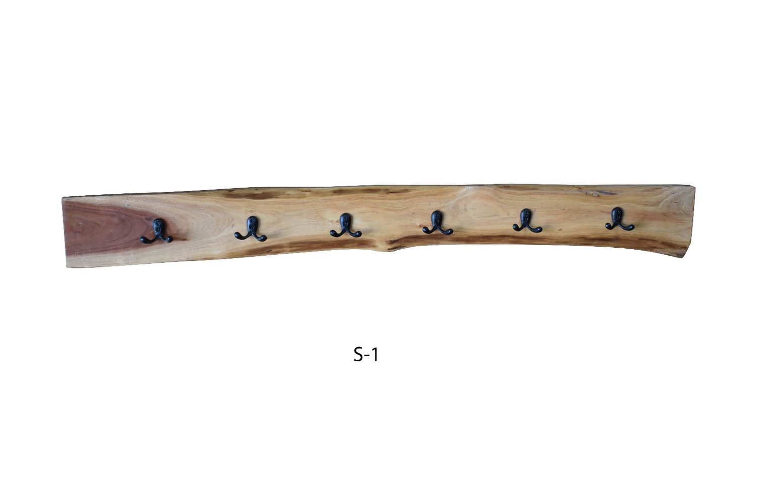Container Item  Wood Live Edge Coat Hanger  48 x 6