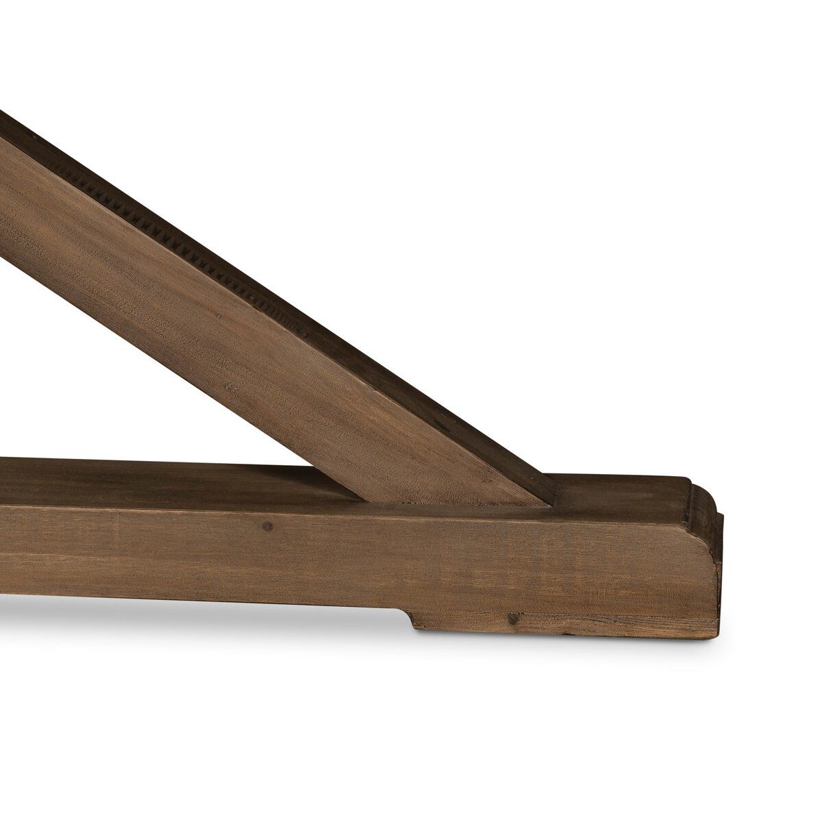 Extension Dining Table - 2 tone Driftwood Natural Crm Legs  63&quot; -79&quot; x 63&quot; w  x  30.75  H