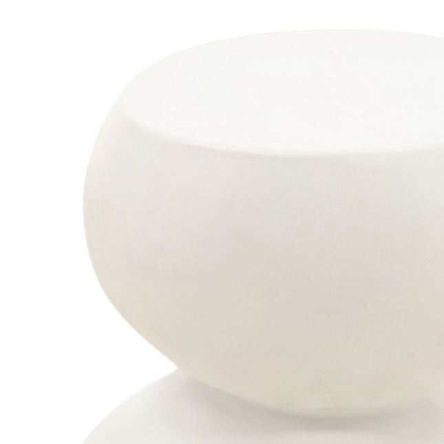 Lightweight Concrete ST White Width: 11.5 in Depth: 11.5 in Height: 22 in
