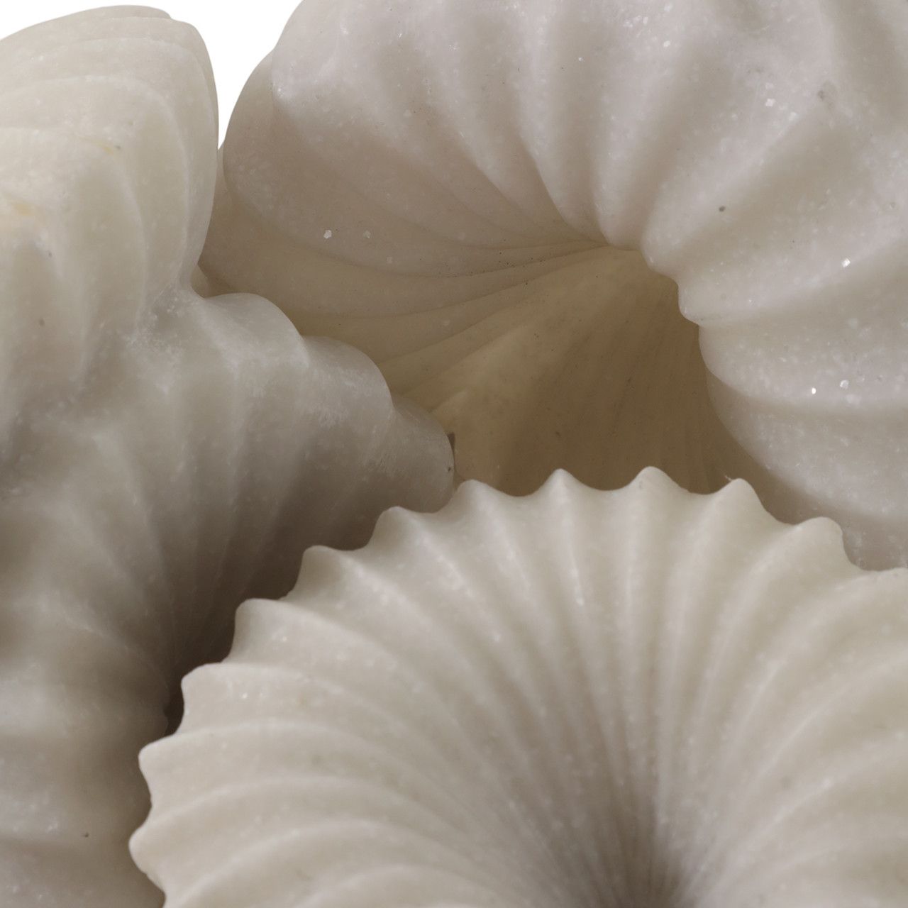 4/5/6&quot;  QUARTZ RESIN SPHERES SET OF 3