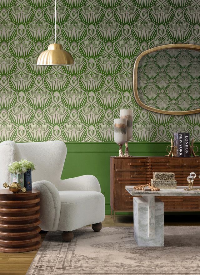 WOOD BEADED GARLAND WITH HEART, NATURAL TONE 26&quot;