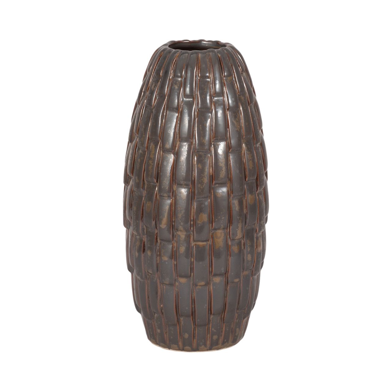 ASIA SMALL CERAMIC VASE 6 x 6 x 12 ASIA SMALL CERAMIC VASE 6 x 6 x 12