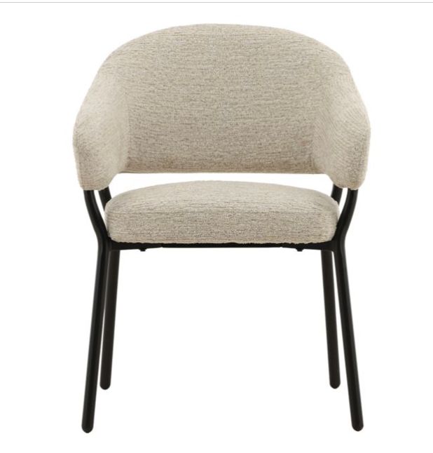 Dory Dining Chair Taupe Width: 24 in Depth: 24.5 in Height: 31.5 in