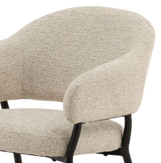 Dory Dining Chair Taupe Width: 24 in Depth: 24.5 in Height: 31.5 in