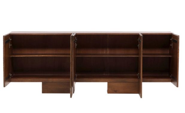 Trask Sideboard Dark Brown 94.5x18x35 Trask Sideboard Dark Brown 94.5x18x35
