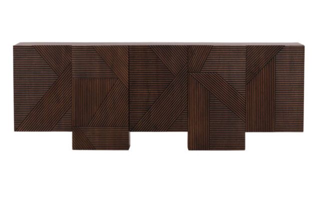 Trask Sideboard Dark Brown 94.5x18x35 Trask Sideboard Dark Brown 94.5x18x35