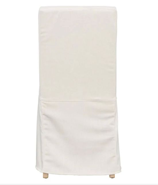 Lily Slip Covered Dining Chair Width: 18.5 in Depth: 24 in Height: 38 in