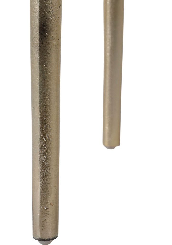 WHITE QUARTZ TOP Set of 2 ACCENT TABLE 13 x 13 x 23 + 19 x x 13 x 13