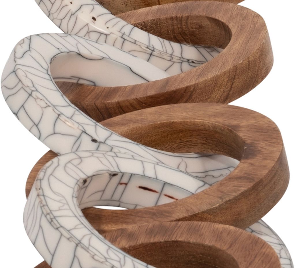 WOOD AND RESIN LINK CHAIN 33 x 6 x 3