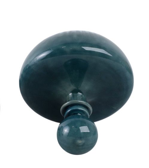 BLUE CERAMIC BOTTLE EACH 10/12/14&quot;