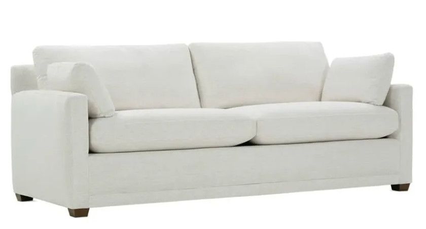 Sylvie Uph Sofa (2 Cushion)Bliss Cushion 88L x 39D x 35H Crypton 102CR-19