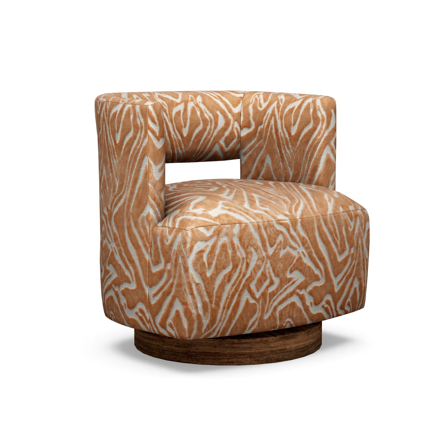 Crystle  Swivel H29 W30 D28  AH29 SH19 SD23 FINISH: SANDSTONE=E-4910-73