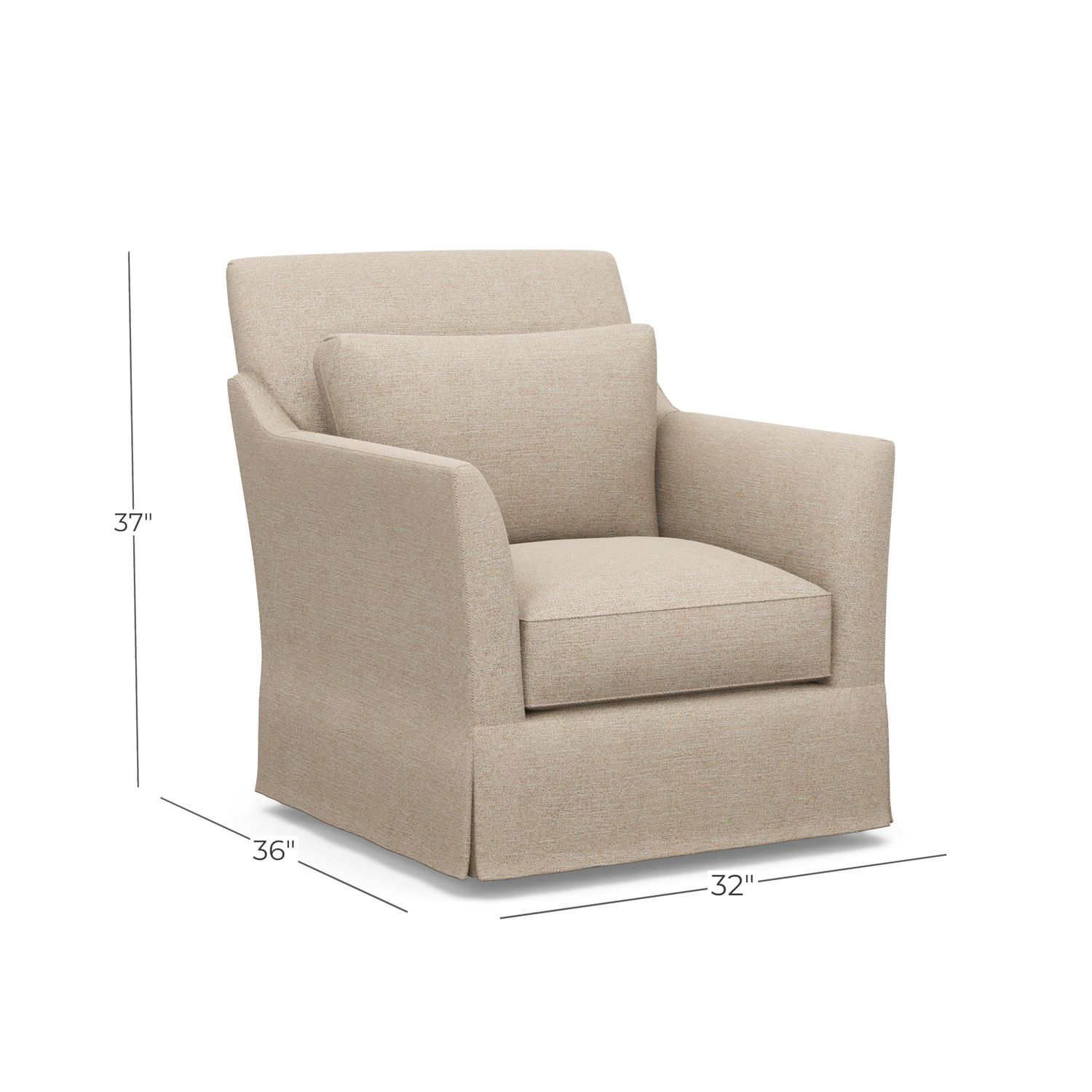 ERICA   W32 D 36 H 37 WITH Mango Trim Inlay 2 &quot; Skirt