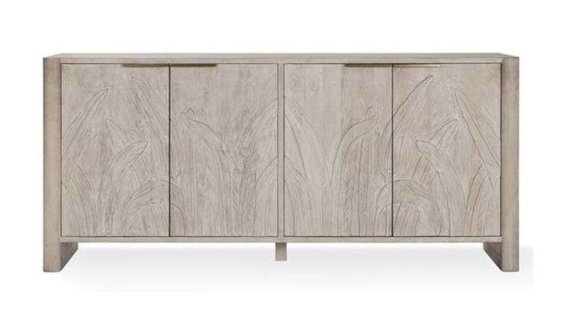 4  Dr Palms Cabinet 	82”W x 19”D x 37”H