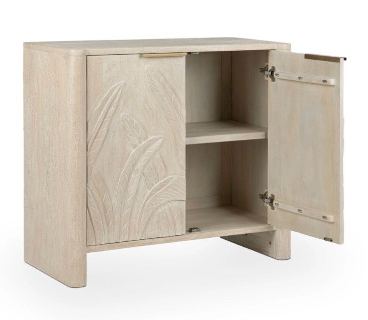 4  Dr Palms Cabinet 	82”W x 19”D x 37”H