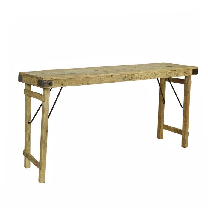 Wood Wedding Table Natural-66x18x30 Wood Wedding Table Natural-66x18x30