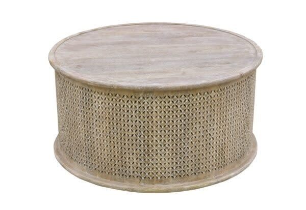 Large Coffee Table Crvd -36x36x17.75 Large Coffee Table Crvd -36x36x17.75