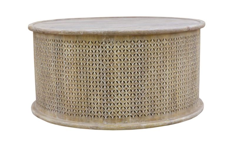 Large Coffee Table Crvd -36x36x17.75 Large Coffee Table Crvd -36x36x17.75