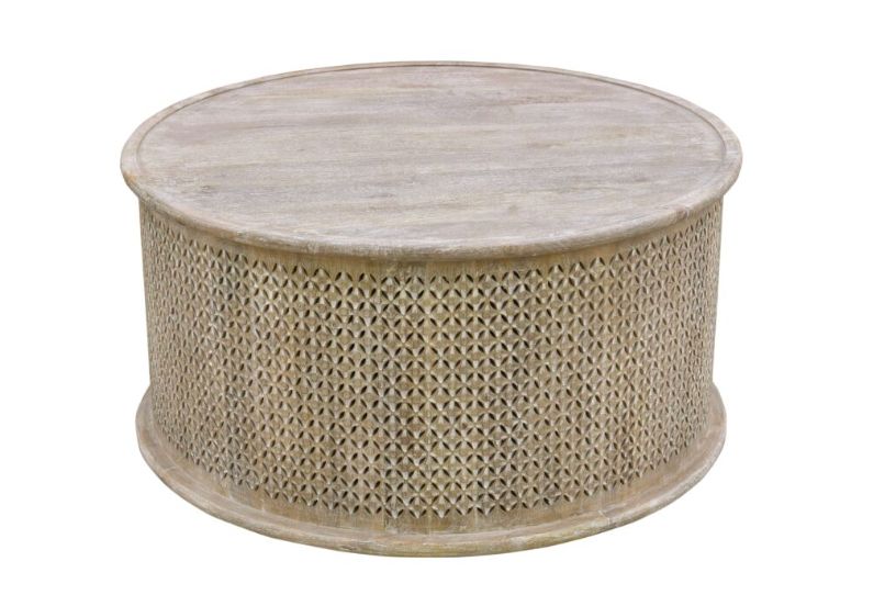 Large Coffee Table Crvd -36x36x17.75 Large Coffee Table Crvd -36x36x17.75