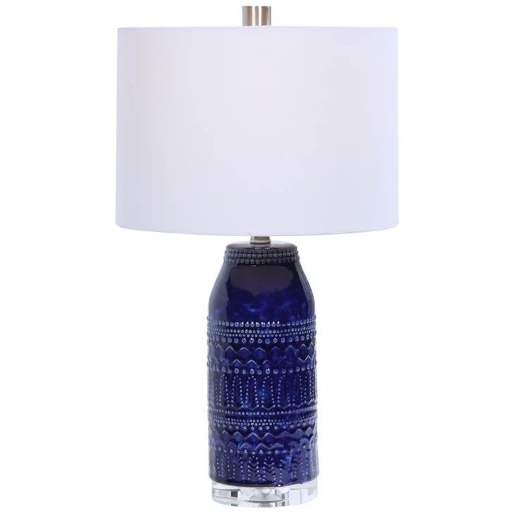 Reverie Table Lamp-25"H-Shade 14x14x10