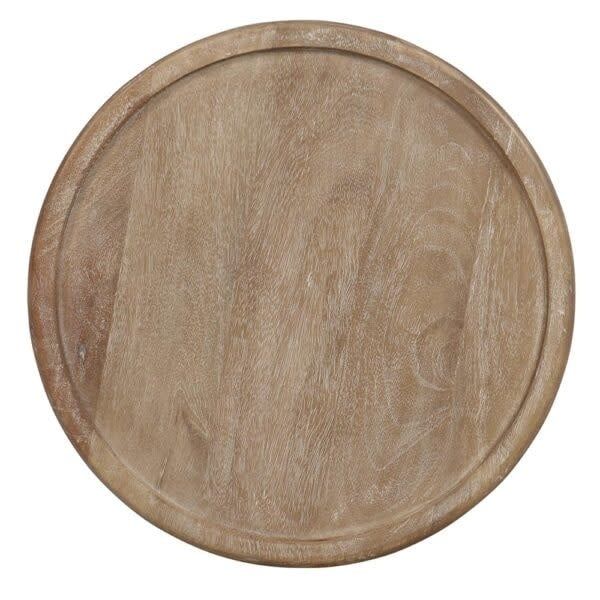 Carver Round Side Table-17x17x19