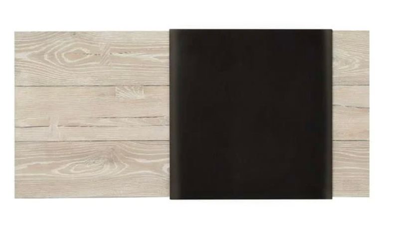 Reclaimed Oak Console with Metal band Aged Cream72"x17"x30"