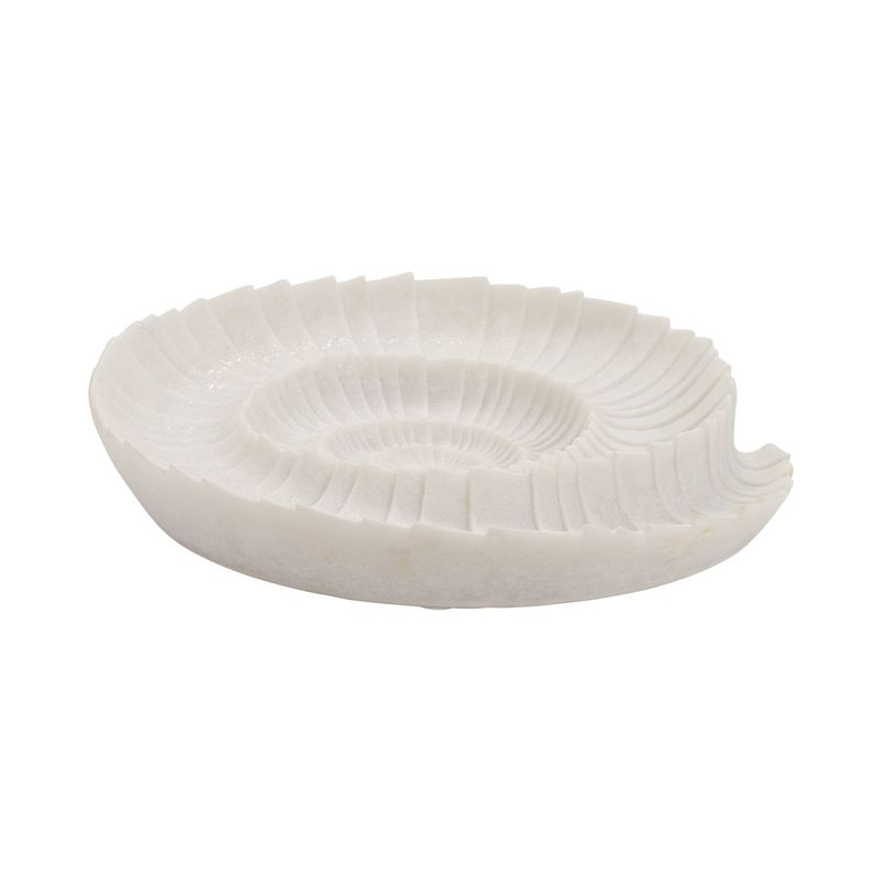 RESIN SHELL DECOR BOWL 16 x 16 x 3 RESIN SHELL DECOR BOWL 16 x 16 x 3