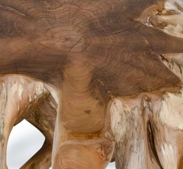 Cypress Root Coffee Table Natural 40W x 39D x 18H