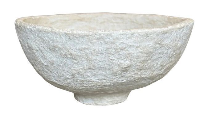 Oversized Paper Mache Bowl- 32Wx32Dx10H Oversized Paper Mache Bowl- 32Wx32Dx10H