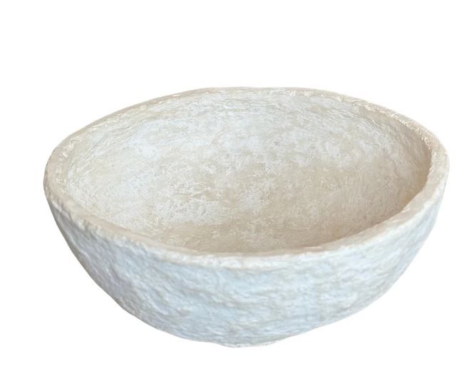 Oversized Paper Mache Bowl- 32Wx32Dx10H