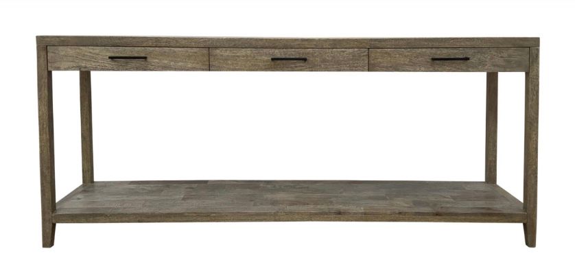 Travis Console Table 72"W x 16"D x 32"H