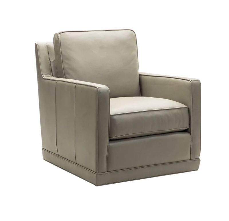 Julie Swivel Chair  Morgan Mist W 30.5" H 36" D 36" SD 19.5