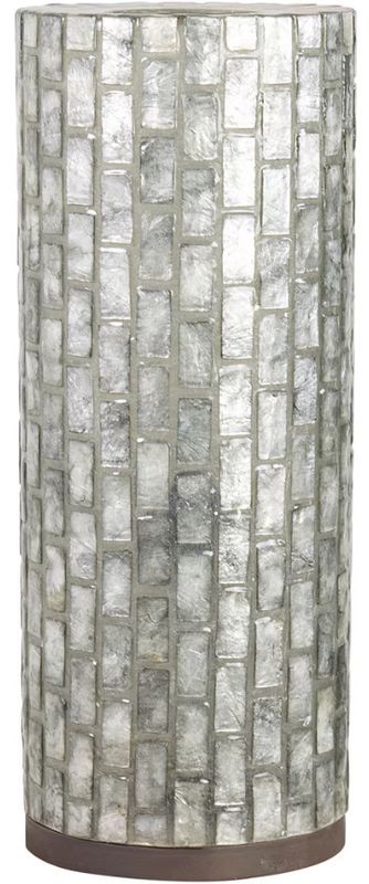 Vertical Capiz Table Lamp- 21" H x 8"W x 8"D Vertical Capiz Table Lamp- 21" H x 8"W x 8"D