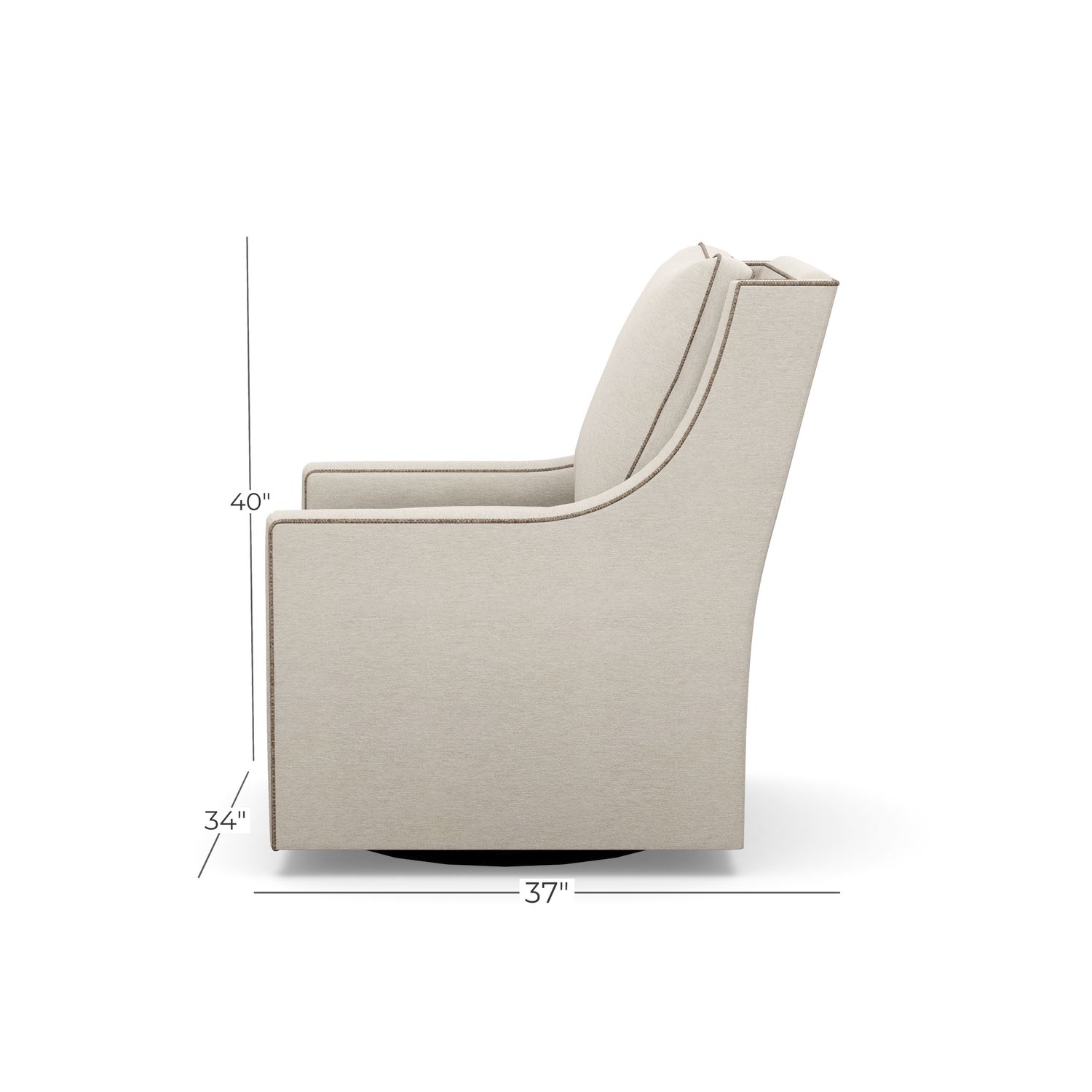Jefferson Swivel W 31 D 38 H Inside Width 22 Jefferson Swivel W 31 D 38 H Inside Width 22