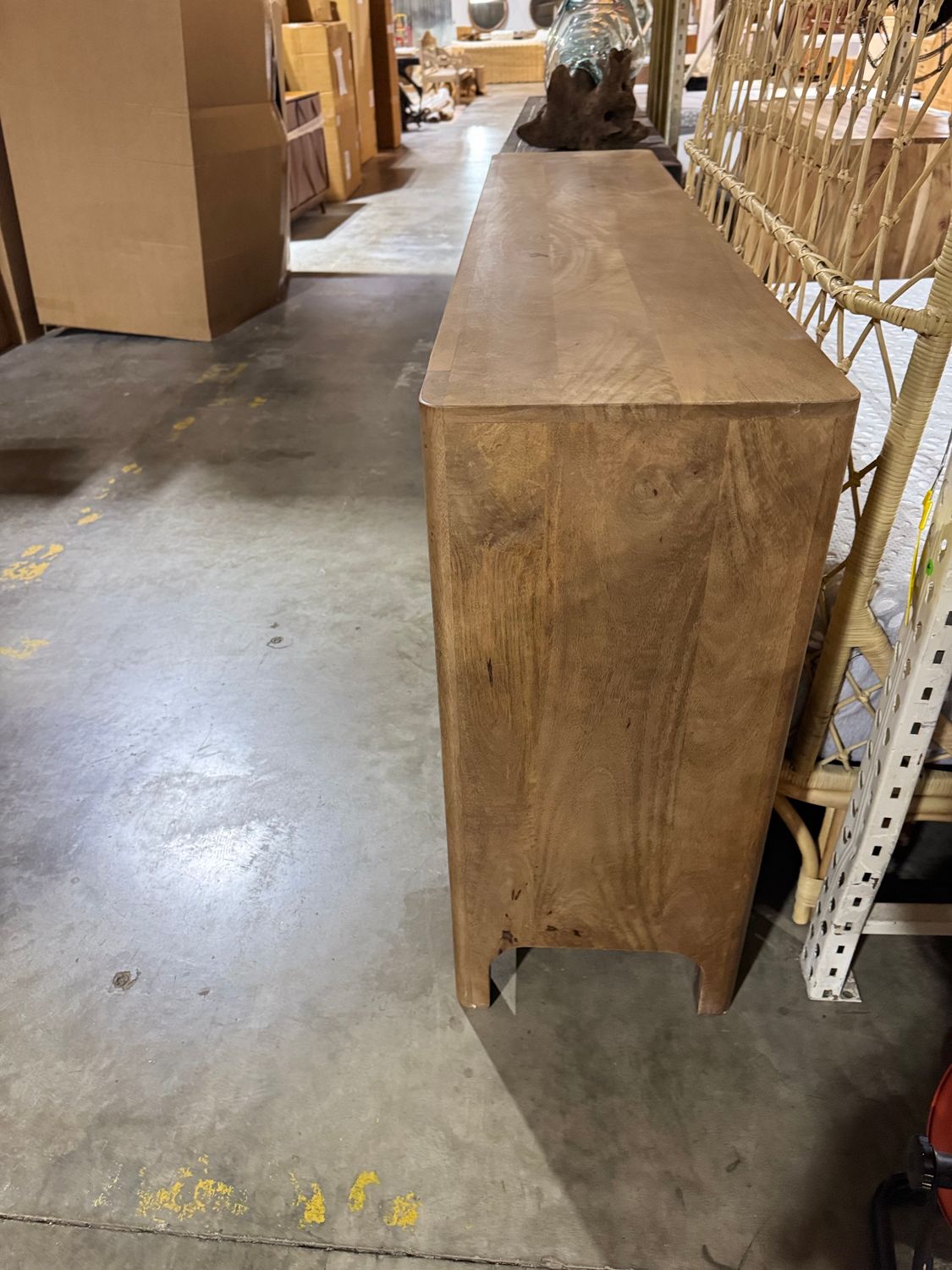Wd. 4 Door Sideboard 72x18x36 Two Tone