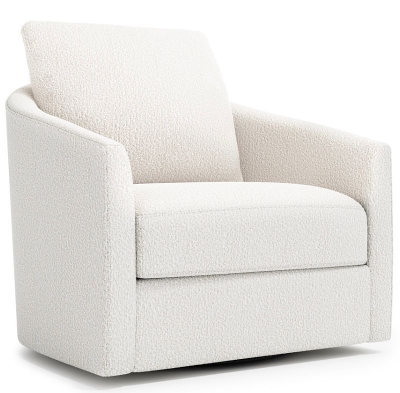 Ashley  Fabric Swivel Chair W: 32 in   D: 37 in   H: 34 in 1697-012 Med Gray
